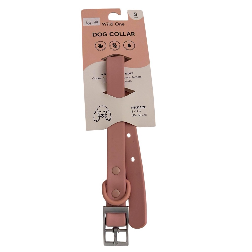 NWT Wild One Pink Dog Collar